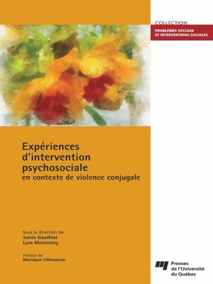 cover image of Expériences d'intervention psychosociale en contexte de violence conjugale